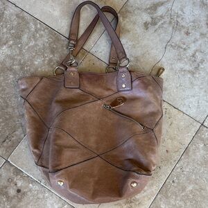 MICHAEL KORS hobo style ladies, leather handbag, preloved fair condition
